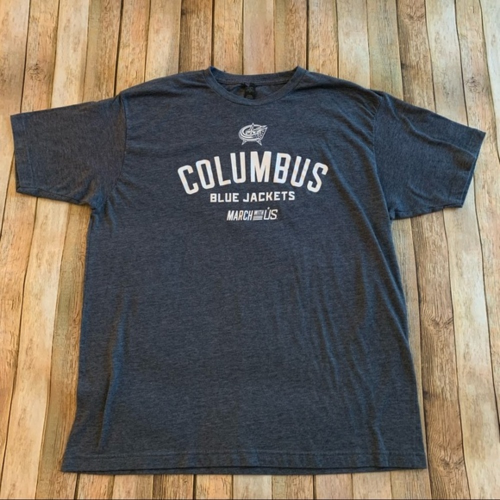 Columbus Blue Jackets men’s short sleeve hockey fan tee shirt | size XL